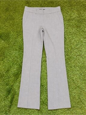 Theory Light Grey Tailored Dress Pants Straight Leg Size 0